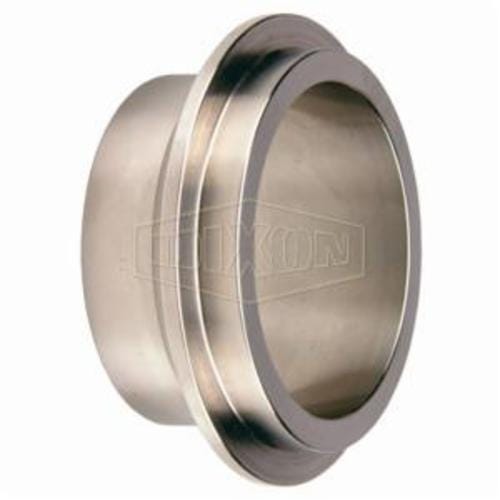 Dixon® 14WI-R300 Short Weld Ferrule, 3 in Nominal, Male I-Line End Style, 316L Stainless Steel, Domestic
