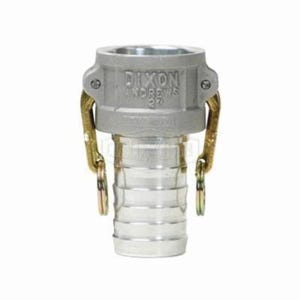 Dixon® 150-C-AL Type-C Cam and Groove Coupler, 1-1/2 in Nominal, Female Coupler x Hose Shank End Style, Aluminum, Domestic