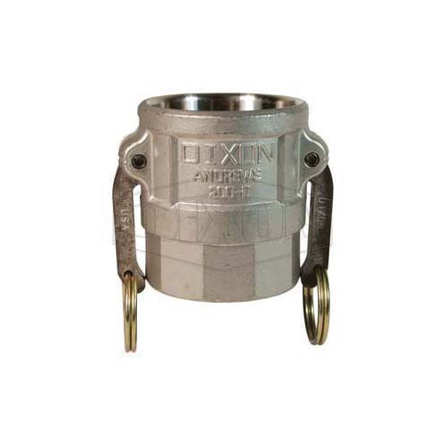 Dixon® 150-D-SS Type D Cam and Groove Coupler, 1-1/2 in Nominal, Female Coupler x FNPT End Style, 316 Stainless Steel, Domestic