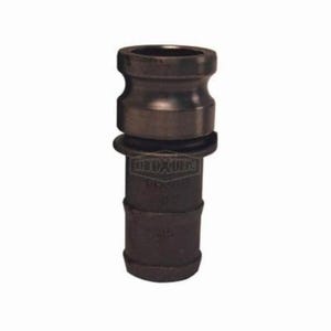 Dixon® 150-E-MI Boss-Lock™ Type E Cam and Groove Adapter, 1-1/2 in, Male Adapter x Hose Shank, Malleable Iron, Domestic