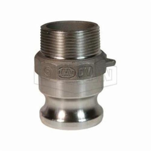 Dixon® 150-F-HA Type F Cam and Groove Adapter, 1-1/2 in, Male Adapter x MNPT, Hastelloy CW12MW, Domestic