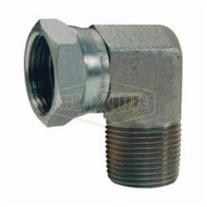 Dixon® 1501-6-6 Swivel Nut Elbow, 3/8-18 Nominal, Female NPSM x MNPT, Steel, Domestic