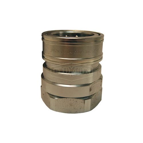 Snap-Tite by Dixon® 16VF16 H Series Interchange Valved Quick Connect Coupling, 2-11-1/2 Nominal, FNPT, Steel, Domestic
