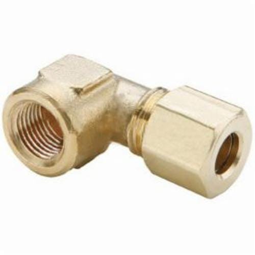 Dixon® 170C-0604 Compression Female 90°  Elbow, 1/4 x 3/8 in, FNPT, Brass