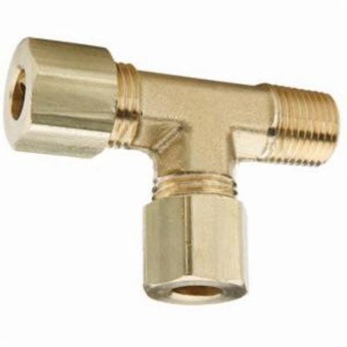 Dixon® 171C-0604 Compression Male Run Tee, 1/4 x 3/8 in, Brass