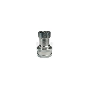 Dixon® 1HF1 DQC H Industrial Interchange Poppet Valve Female Coupler, 1/8-27 Nominal, Female NPTF, Steel