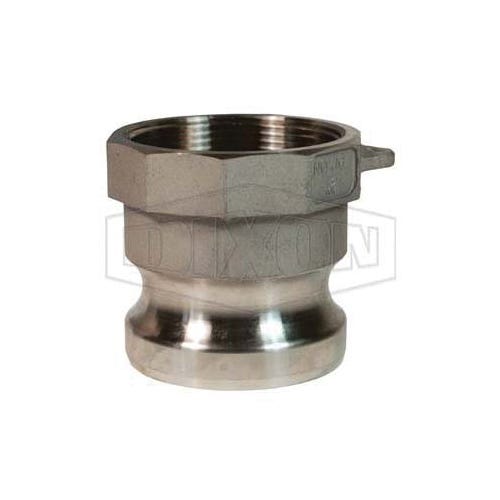 Dixon® 200-A-SS Boss-Lock™ Type A Cam and Groove Adapter, 2 in, Male Adapter x FNPT, 316 Stainless Steel