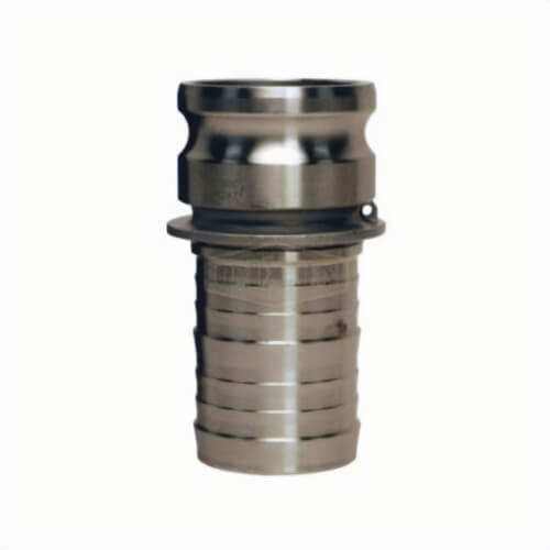 Dixon® 200-E-SS Boss-Lock™ Type E Cam and Groove Adapter, 2 in, Male Adapter x Hose Shank, 316 Stainless Steel, Domestic