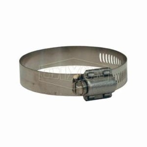 Dixon® Aero-Seal® 20036 Worm Gear Clamp, 1-52/64 to 2-48/64 in Clamp, Stainless Steel Band, 410 Stainless Steel Bolt, Domestic