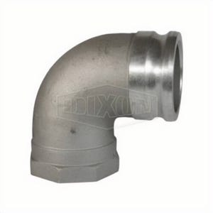Dixon® 200A-90AL Type A 90° Cam and Groove Elbow, 2 in, Male Adapter x FNPT, Aluminum, Domestic