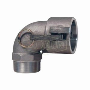 Dixon® 200B-90AL Type B 90° Cam and Groove Elbow, 2 in, Female Coupler x MNPT, Aluminum, Domestic