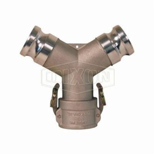 Dixon® 200YDAAAL Cam and Groove Coupler, 2 in Nominal, Coupler x Adapter Wye End Style, Aluminum, Domestic