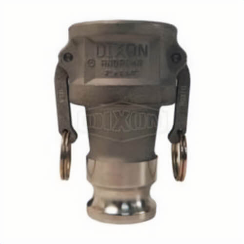 Dixon® 6030-DA-AL Type DA Cam and Groove Reducing Coupler, 3 x 6 in Nominal, Coupler x Adapter End Style, Aluminum, Domestic