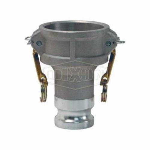 Dixon® 2010-DA-SS Type DA Cam and Groove Reducing Coupler, 1 x 2 in Nominal, Coupler x Adapter End Style, 316 Stainless Steel, Domestic