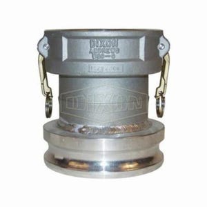 Dixon® 2025-DA-AL Type DA Cam and Groove Reducing Coupler, 2-1/2 x 2 in Nominal, Coupler x Adapter End Style, Aluminum, Domestic
