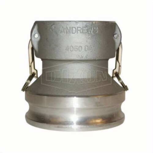 Dixon® 2040-DA-AL Type DA Cam and Groove Reducing Coupler, 4 x 2 in Nominal, Coupler x Adapter End Style, Aluminum, Domestic