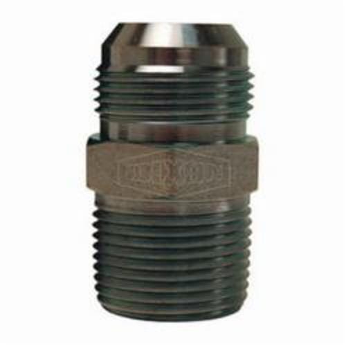 Dixon® 2404-10-8 Adapter, 7/8-14 x 1/2-14 Nominal, 37° Male JIC Flare x Male NPTF, Steel