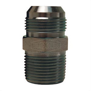 Dixon® 2404-8-8 Adapter, 3/4-16 x 1/2-14 Nominal, 37° Male JIC Flare x Male NPTF, Steel