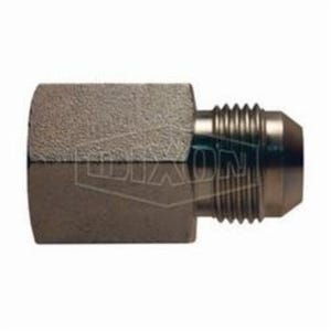 Dixon® 2405-4-2 2404 Adapter, 7/16-20 x 1/8-27 Nominal, 37°  Male JIC Flare x Male NPTF, Steel