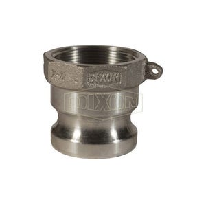 Dixon® 250-A-AL Boss-Lock™ Type A Cam and Groove Adapter, 2-1/2 in, Male Adapter x FNPT, Aluminum