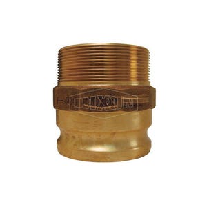 Dixon® 250-F-BR Boss-Lock™ Type F Cam and Groove Adapter, 2-1/2 in, Male Adapter x MNPT, Brass
