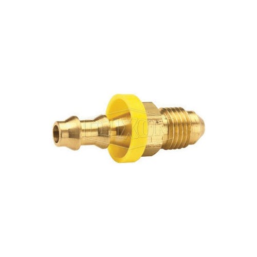 Dixon® 2860409C Hose Barb, 9/16-18 x 1/4 in Nominal, MUNF x Hose Barb, Brass, Domestic