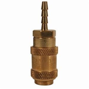Dixon® 2AS2-B A Series Quick Connect Coupler, 1/4 in Nominal, Quick Connect Coupler x Hose Barb, 500 psi Pressure, Brass, Domestic