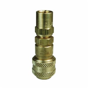 Dixon® 2DH2-B DF Automatic Interchange Pneumatic Coupler, 1/4 x 5/8 in, Barb, Brass