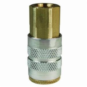 Dixon® 2FBF1-B Industrial Female Quick Disconnect Pneumatic Manual Coupler, 1/8-28 Nominal, 300 psi Pressure, Brass