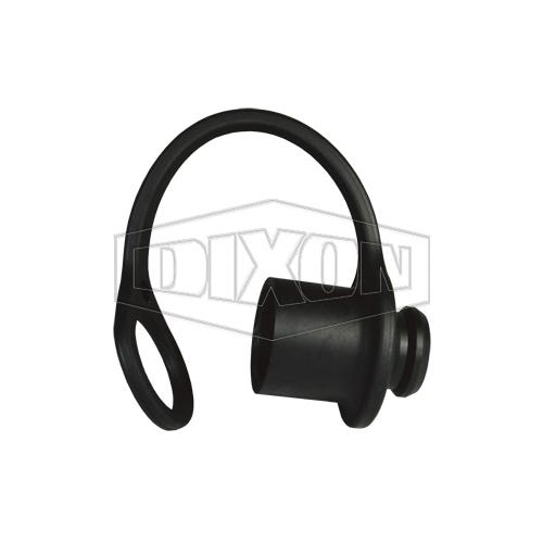 Dixon® 2HDP-H2DC Industrial Interchange Dust Cap, 1/4 in Nominal, Rubber, Domestic