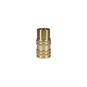 Dixon® 2MF2-B M Series ARO Quick Disconnect Pneumatic Coupler, 1/4 in Nominal, Quick Disconnect Coupler x FNPT, 300 psi Pressure, Brass