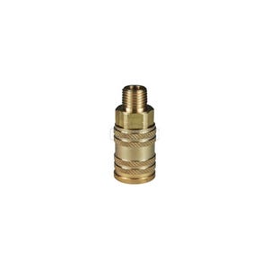 Dixon® 2MM2-B M Series ARO Quick Disconnect Pneumatic Coupler, 1/4 in Nominal, Quick Disconnect Coupler x FNPT, 300 psi Pressure, Brass