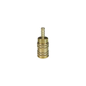 Dixon® 2MS2-B M Series ARO Quick Disconnect Pneumatic Coupler, 1/4 in Nominal, Quick Disconnect Coupler x Standard Hose Barb, 300 psi Pressure, Brass