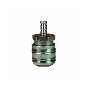 Dixon® 2MS3-PL M Series ARO Quick Disconnect Pneumatic Coupler, 1/4 in Nominal, Quick Disconnect Coupler x Standard Hose Barb, 300 psi Pressure, Brass