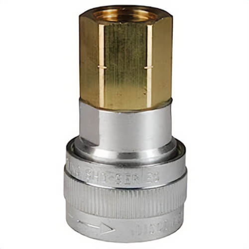 Dixon® 2SHDF3 1/4 Schrader Coup, 3/8 F-NPTF Aluminum