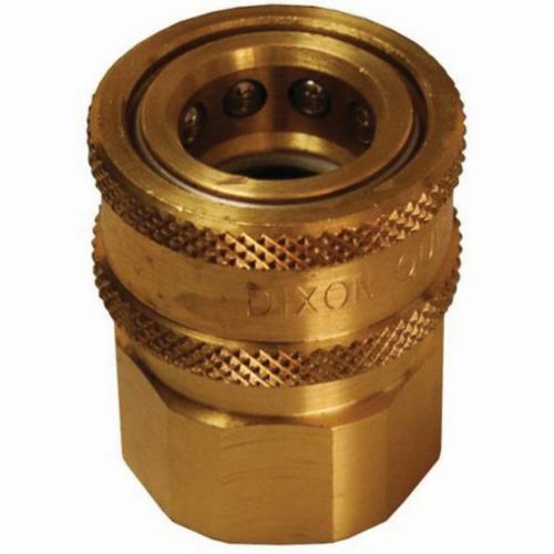 Dixon® 2VF2-B-E V/Snap-Tite H/IH Unvalved Hydraulic Interchange Coupler, 1/4 in x 1/4-18 Nominal, Quick-Connect x FNPT