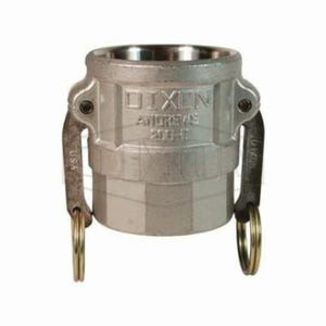 Dixon® 300-D-SS Type D Cam and Groove Coupler, 3 in Nominal, Female Coupler x FNPT End Style, 316 Stainless Steel, Domestic