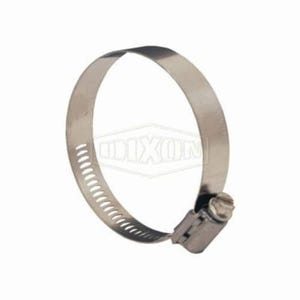 Dixon® Aero-Seal® 30006 Worm Gear Clamp, 28/64 to 50/64 in Clamp, Stainless Steel Band, 305 Stainless Steel Bolt, Domestic