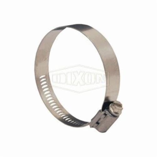 Dixon® Aero-Seal® 30010 Worm Gear Clamp, 36/64 to 1-4/64 in Clamp, Stainless Steel Band, 305 Stainless Steel Bolt, Domestic