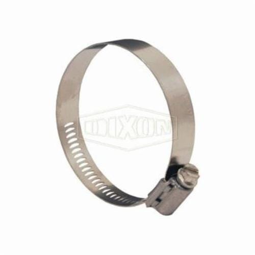 Dixon® Aero-Seal® 30016 Worm Gear Clamp, 52/64 to 1-32/64 in Clamp, Stainless Steel Band, 305 Stainless Steel Bolt, Domestic