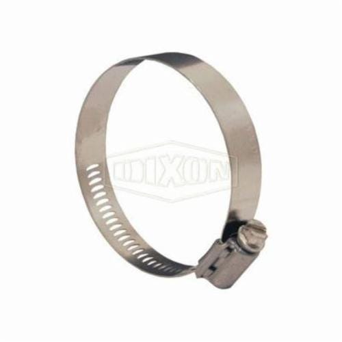 Dixon® Aero-Seal® 30028 Worm Gear Clamp, 1-20/64 to 2-16/64 in Clamp, Stainless Steel Band, 305 Stainless Steel Bolt, Domestic