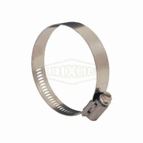 Dixon® Aero-Seal® 30032 Worm Gear Clamp, 1-36/64 to 2-32/64 in Clamp, Stainless Steel Band, 305 Stainless Steel Bolt, Domestic