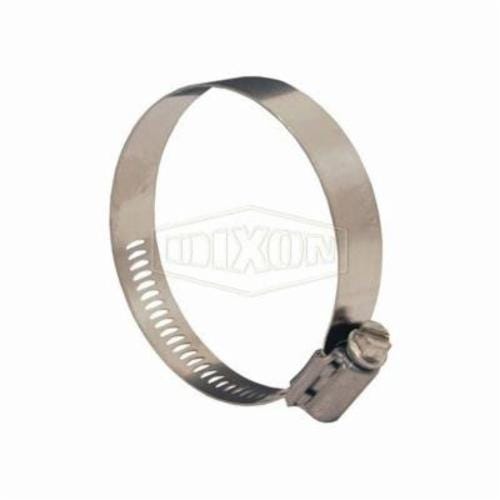 Dixon® Aero-Seal® 30048 Worm Gear Clamp, 2-36/64 to 3-32/64 in Clamp, Stainless Steel Band, 305 Stainless Steel Bolt, Domestic