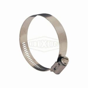 Dixon® Aero-Seal® 30052 Worm Gear Clamp, 2-52/64 to 3-48/64 in Clamp, Stainless Steel Band, 305 Stainless Steel Bolt, Domestic