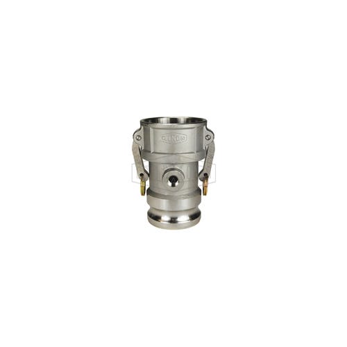 Dixon® 300DAT75SS Type DA Cam and Groove Coupler with 3/4 in Port and Buna-N Seal, 3 in Nominal, Coupler x Adapter End Style, 316 Stainless Steel