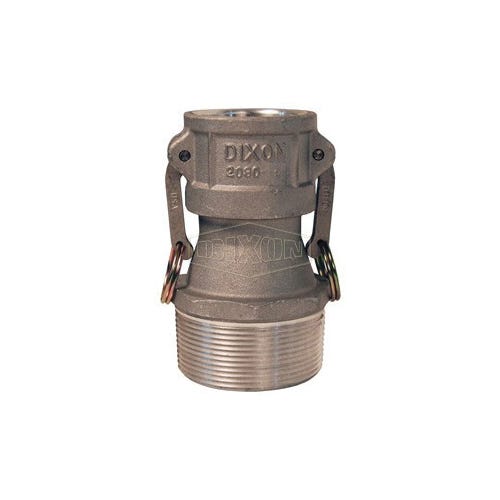 Dixon® 3040-B-AL Type B Cam and Groove Reducing Coupler, 3 x 4 in Nominal, Female Coupler x MNPT End Style, Aluminum