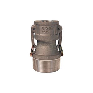 Dixon® 3040-B-AL Type B Cam and Groove Reducing Coupler, 3 x 4 in Nominal, Female Coupler x MNPT End Style, Aluminum
