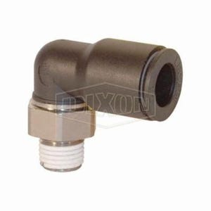 Legris by Dixon® 31095611 Push-In Elbow, 1/8 x 1/4 in Nominal, MNPT x Tube, 290 psi Pressure, Nylon, Domestic