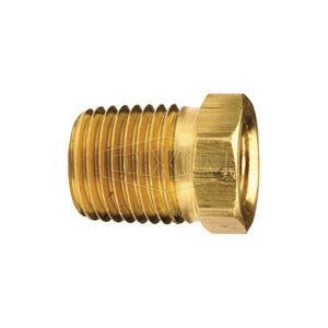 Dixon® 3730604C Hex Head Pipe Bushing, 1/4 x 3/8 in Nominal, MNPT x FNPT End Style, Brass