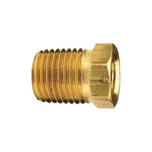 Dixon® 3730806C Hex Head Pipe Bushing, 3/8 x 1/2 in Nominal, MNPT x FNPT End Style, Brass